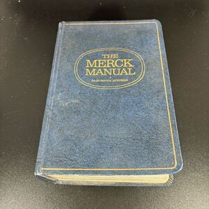 The Merck Manual 11th Edition‎ Hardcover Book 1966 Vintage